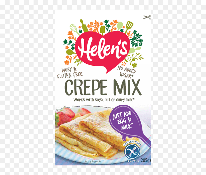 Crepe-shop - Helens Sandwich Bread Mix, HD Png Download - crepe png