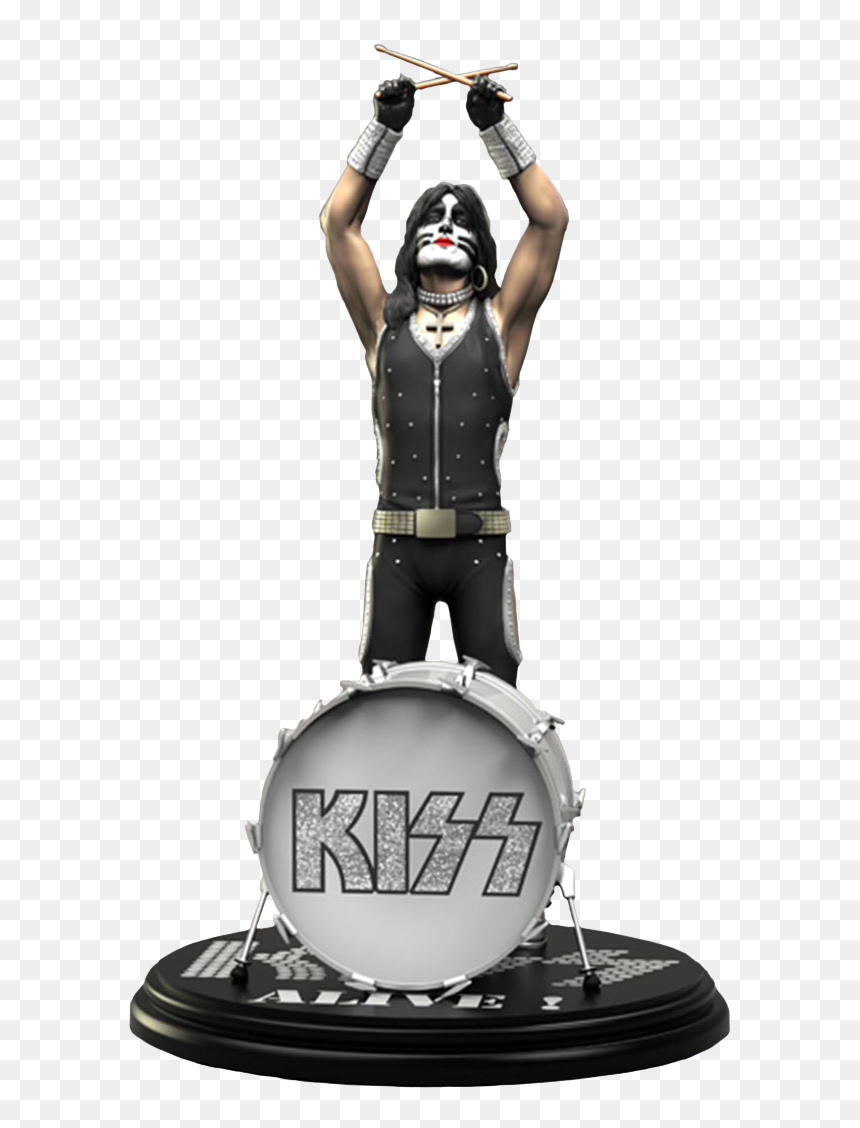 Peter Criss Alive Rock Iconz 1/9th Scale Statue - Peter Criss Alive Action Figure, HD Png Download - kiss band png