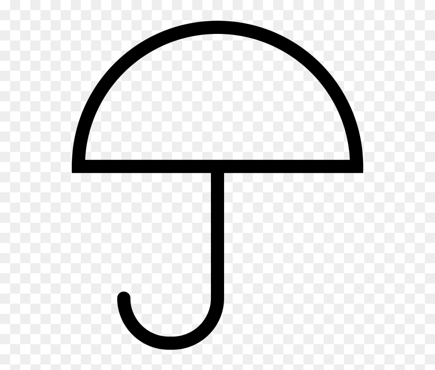 Umbrella Line Icon, HD Png Download - umbrella icon png