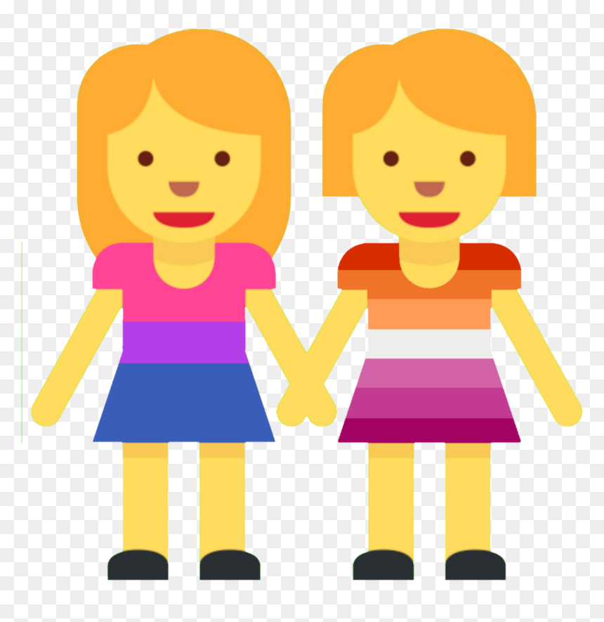 Hombre Y Mujer Png, Transparent Png - couple emoji png
