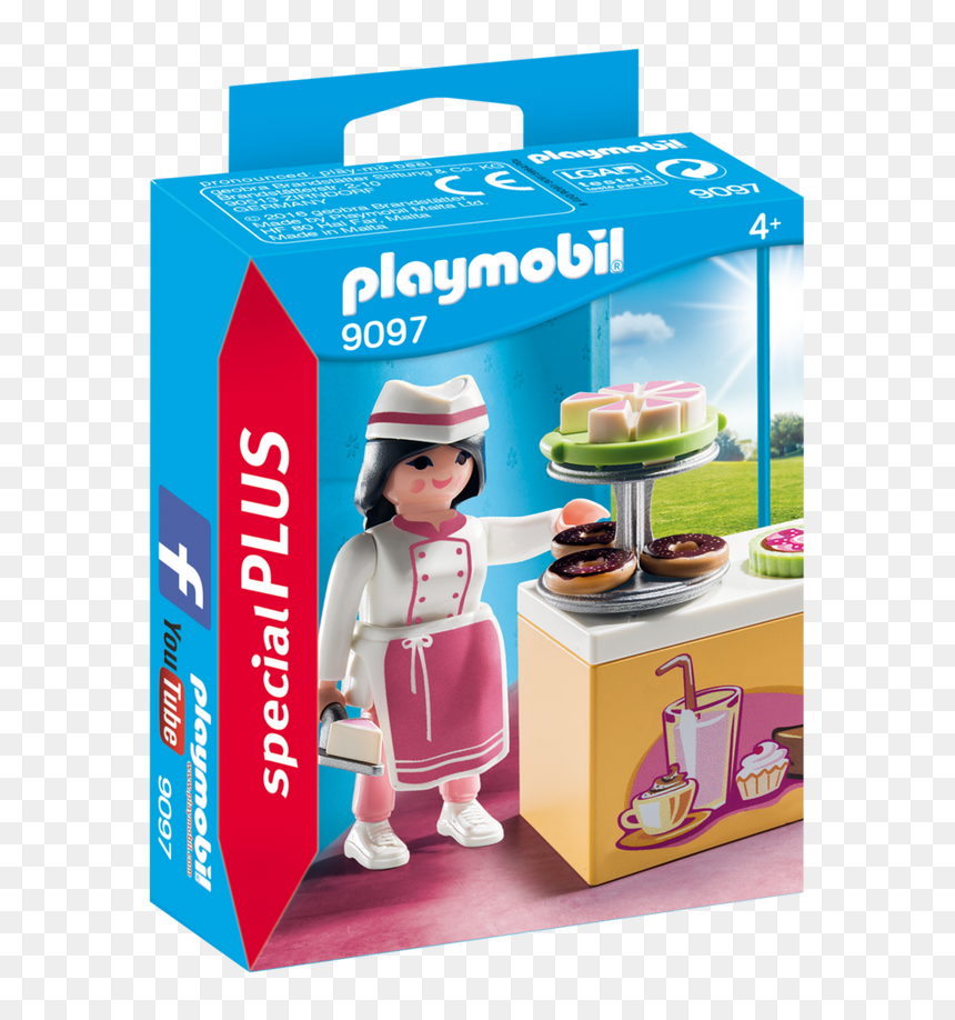 Playmobil 9097 Pastry Chef, HD Png Download - doctora juguetes png