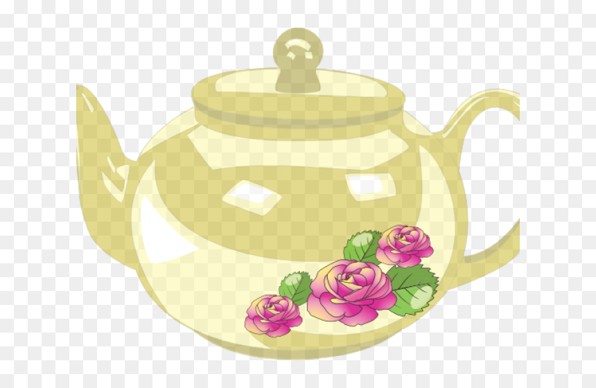 Tea Party Clipart Cartoon - Clipart Transparent Background Teapot, HD Png Download - tea cups png