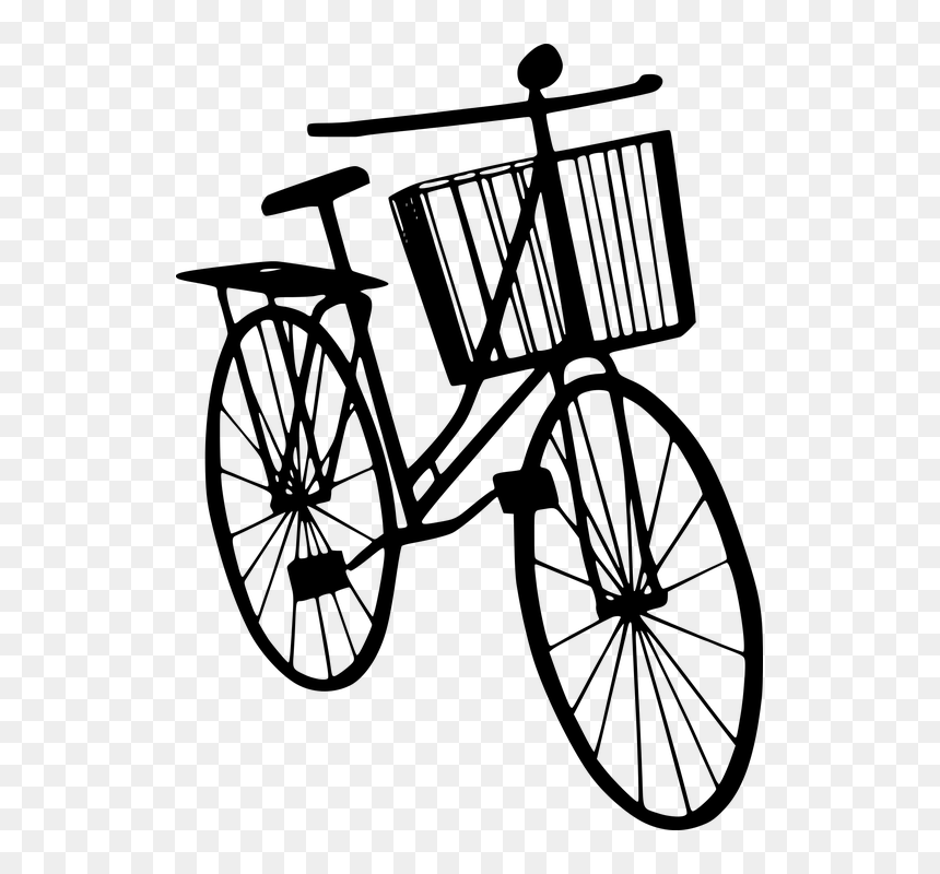 Silhouette, Bicycle, Bike, Business, Home, HD Png Download - bike silhouette png