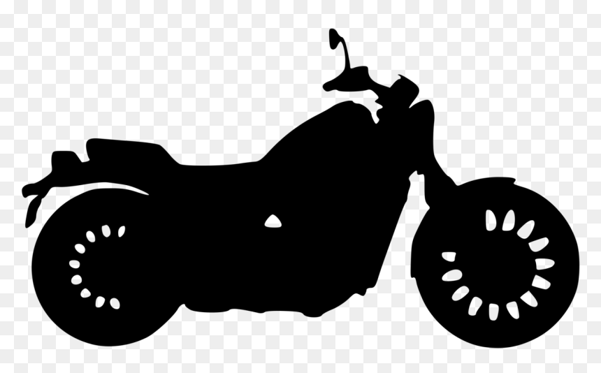 Transportation Arrowhead Harley Davidson Motorcycle - Motorcycle Silhouette, HD Png Download - bike silhouette png