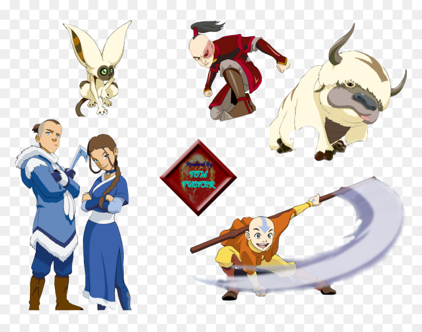 Avatar Render Photo Avatar The Last Airbendercopy - Avatar The Last Airbender Render, HD Png Download - fire render png