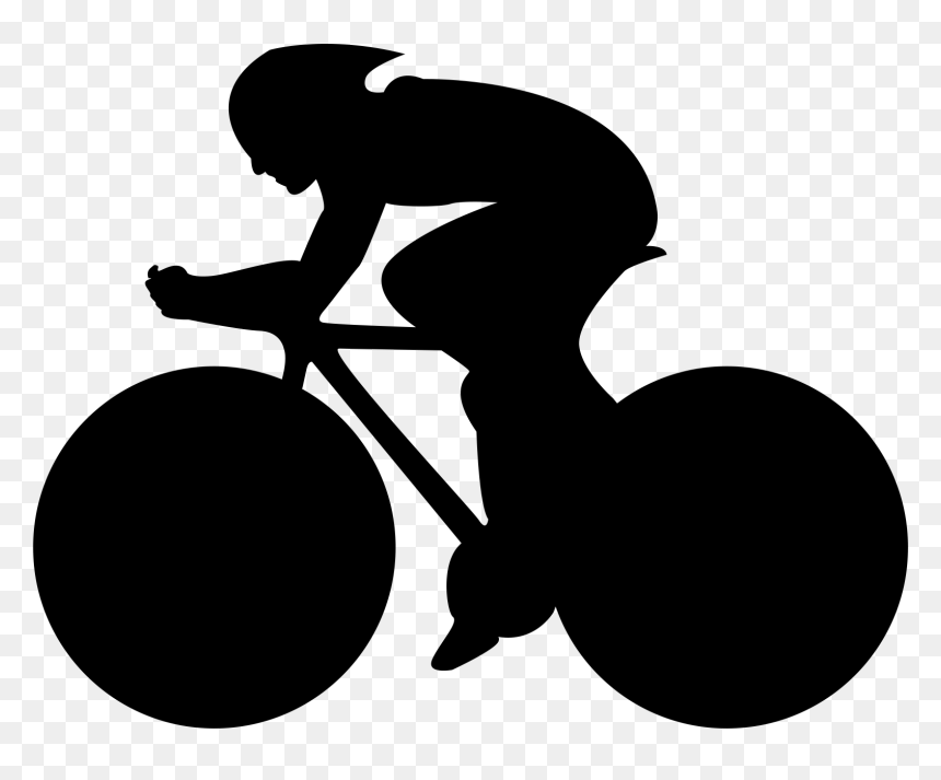 Cycling Bicycle Bmx Racing Bmx Bike - Bike, HD Png Download - bike silhouette png
