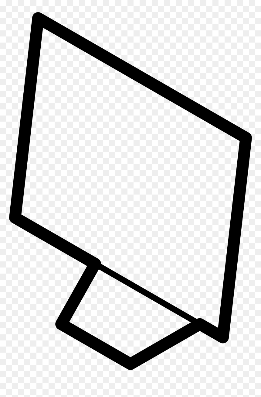 Download Computer Screen Clipart Clipartmonk - Computer Outline, HD Png Download - football outline png