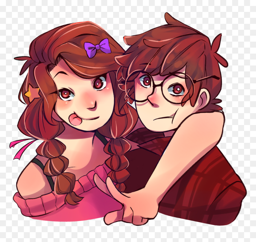 Dipper Y Mabel Fanart, HD Png Download - brother png