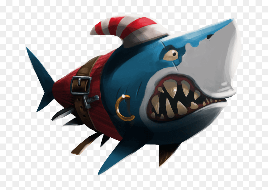 Shark, HD Png Download - cartoon shark png