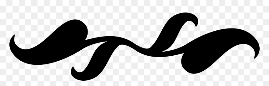 Blackandwhite,logo,line, HD Png Download - flourish line png