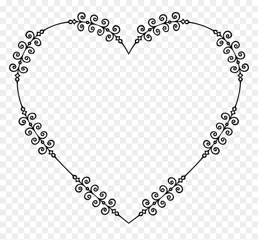 Heart Flourish Png - Portable Network Graphics, Transparent Png - flourish line png