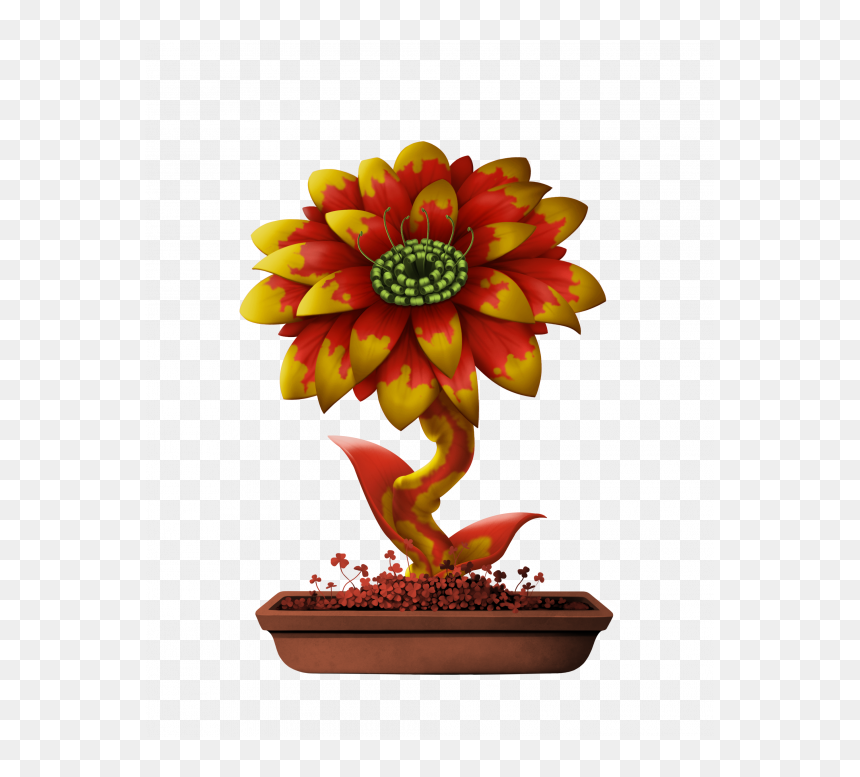 On Fire - Cryptoflowers, HD Png Download - fire flower png