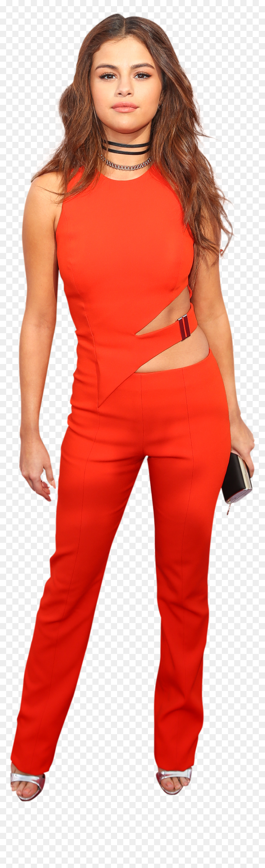 Selena Gomez In A Red Dress Png Image - Selena Gomez Standing, Transparent Png - red dress png