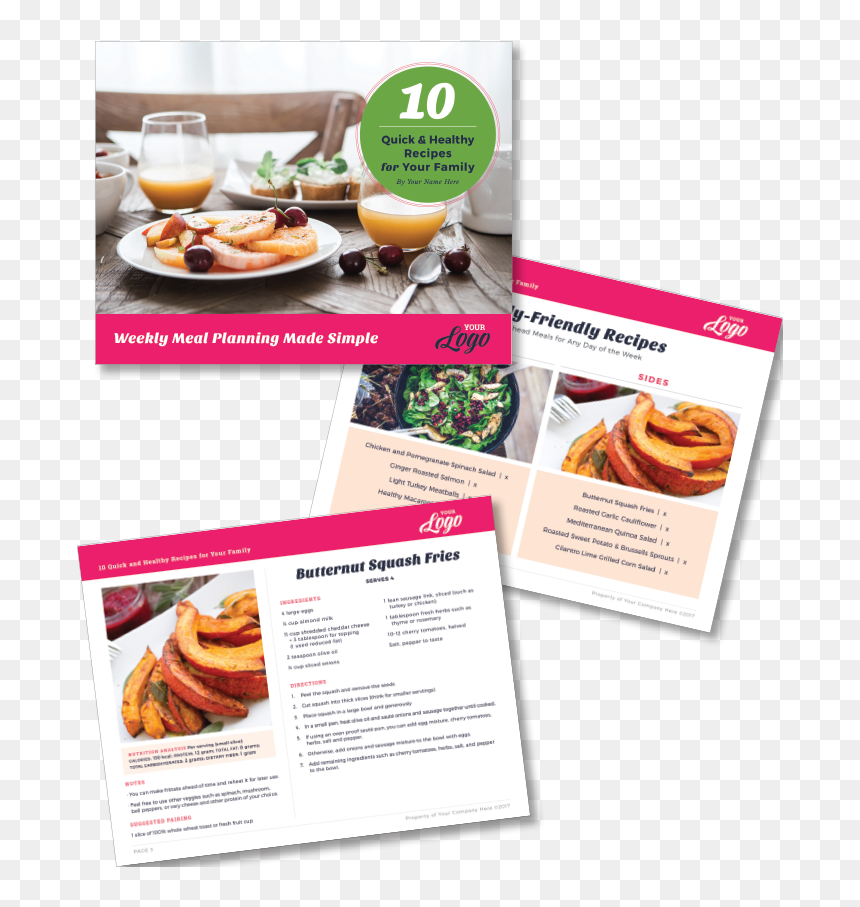 Recipe Cards Design, HD Png Download - recipe png