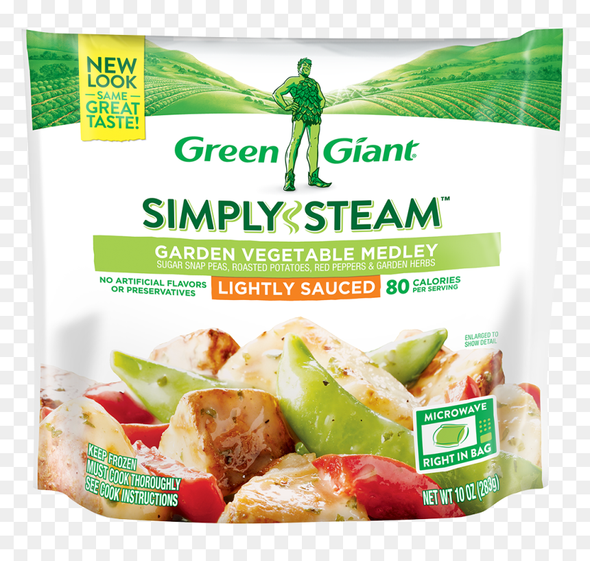 Green Giant® Simply Steam™ Garden Vegetable Medley - Broccoli With Cheese Green Giant, HD Png Download - vegetable garden png