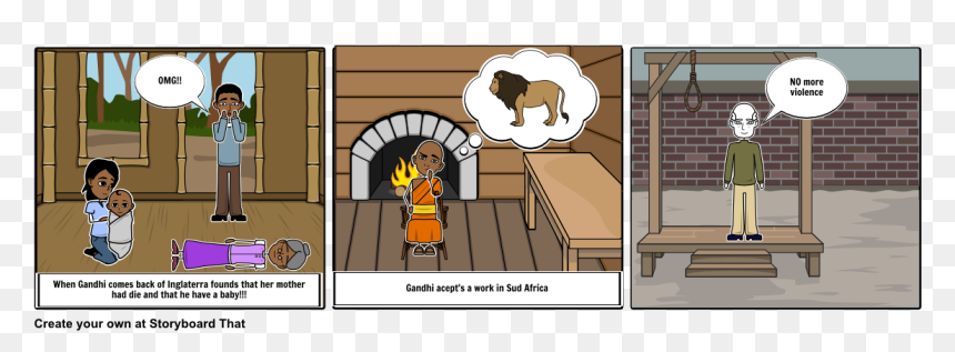 Cartoon, HD Png Download - gandhi png