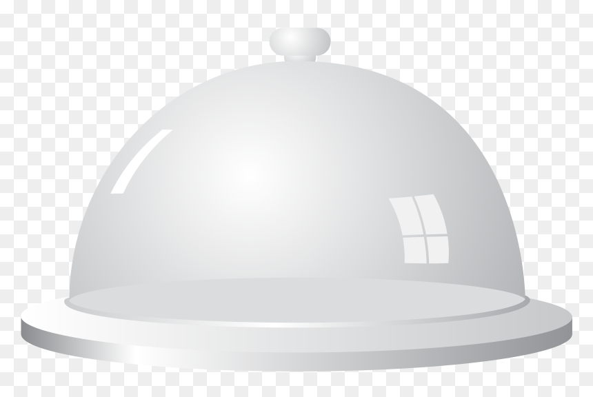 White Serving Tray - Arch, HD Png Download - glass dome png