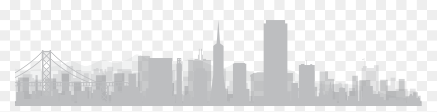 Sfskyline - San Francisco Skyline Silhouette Png, Transparent Png - san francisco skyline png