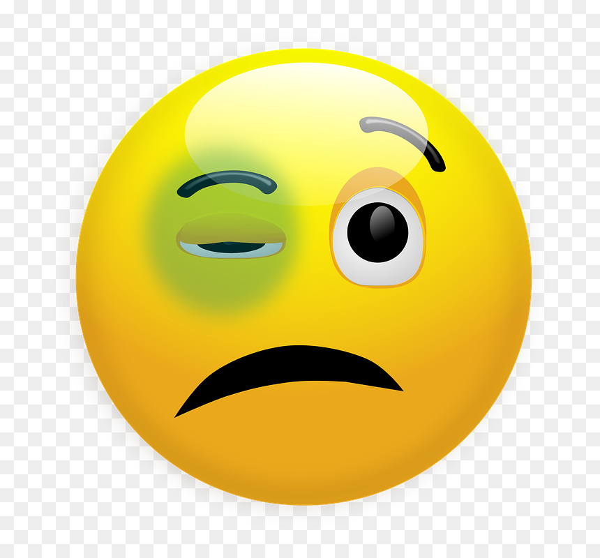 Black Eye Clip Art, HD Png Download - emoji enamorado png