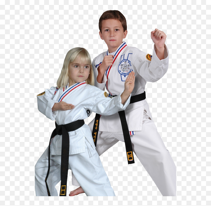 Two Martial Arts Students In Ready Stances - Taekwondo, HD Png Download - karate kid png