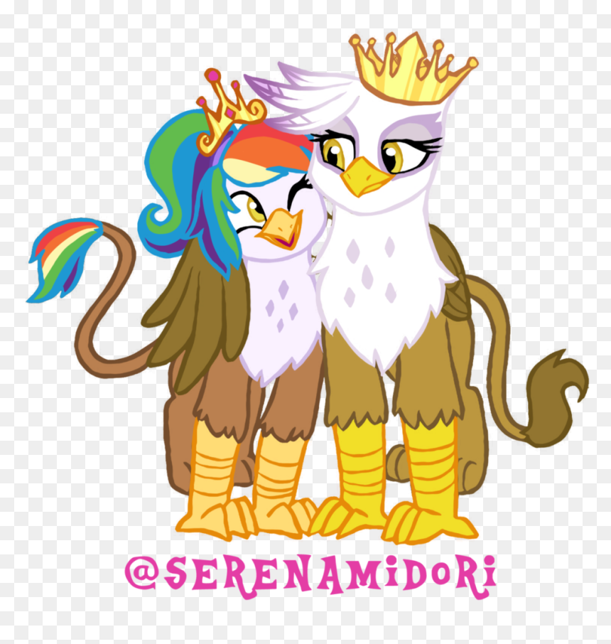 Serenamidori, Crown, Cute, Female, Gilda, Hippogriff,, HD Png Download - crown cartoon png