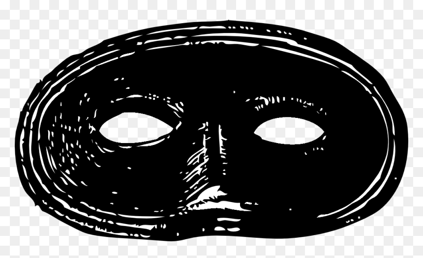 Mask Clip Art, HD Png Download - black mask png