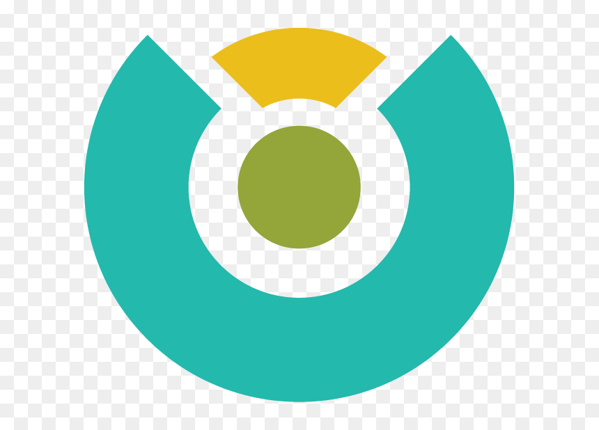 Blue Green Yellow Round Abstract Logo, HD Png Download - abstract logo png