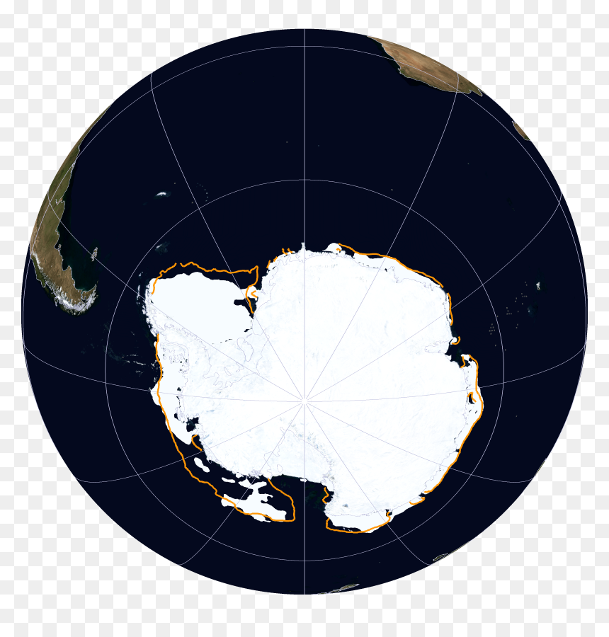 Antarctic Sea Ice Touching South America, HD Png Download - rabbit ears png