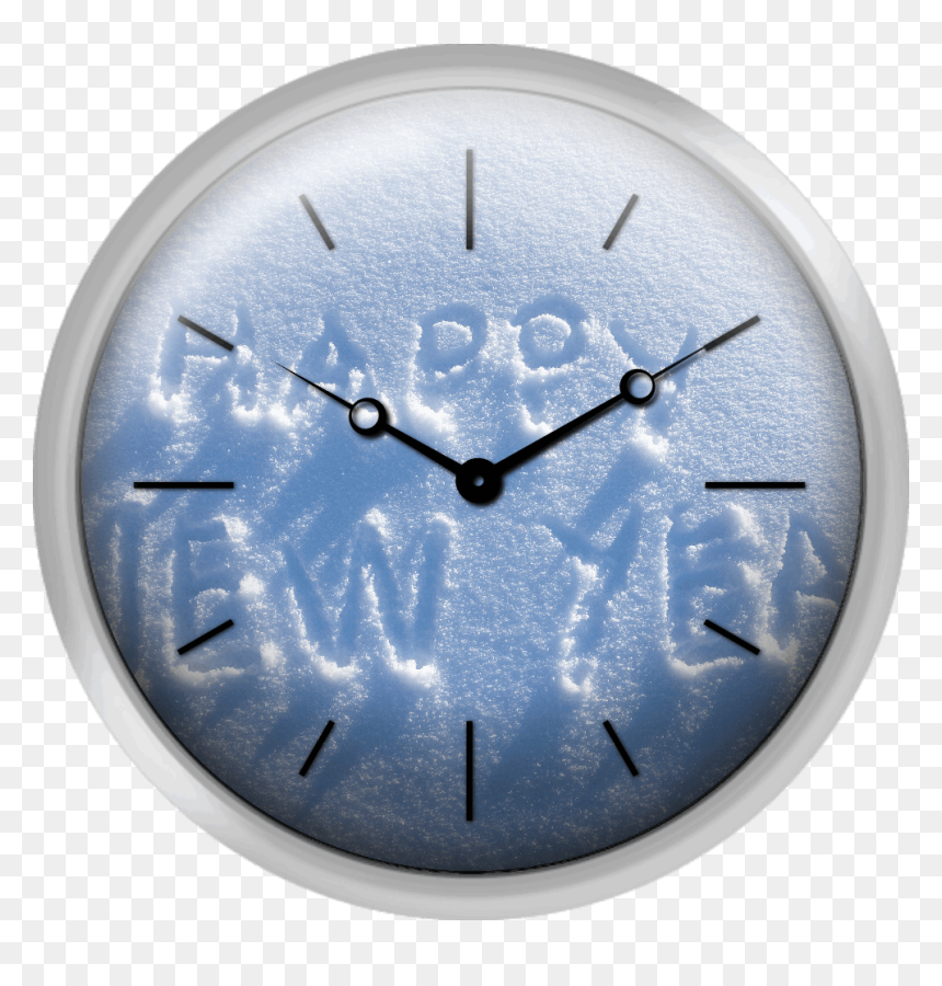 Private Jet Wall Clock, HD Png Download - new year clock png