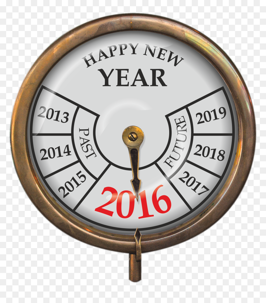 Año Nuevo 2018 Reloj Png, Transparent Png - new year clock png
