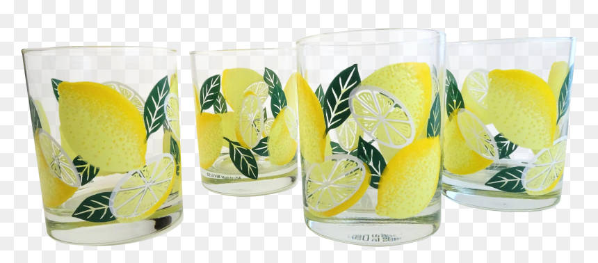 Vintage Culver Lemon Tumbler, HD Png Download - lemonade pitcher png