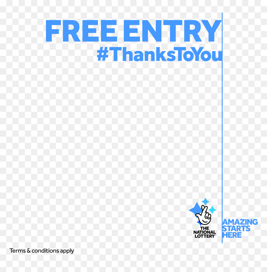 Free Entry Empty Bluetext - National Lottery, HD Png Download - free entry png