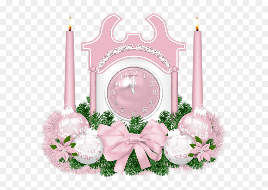 Horloge Png - Birthday Candle, Transparent Png - new year clock png
