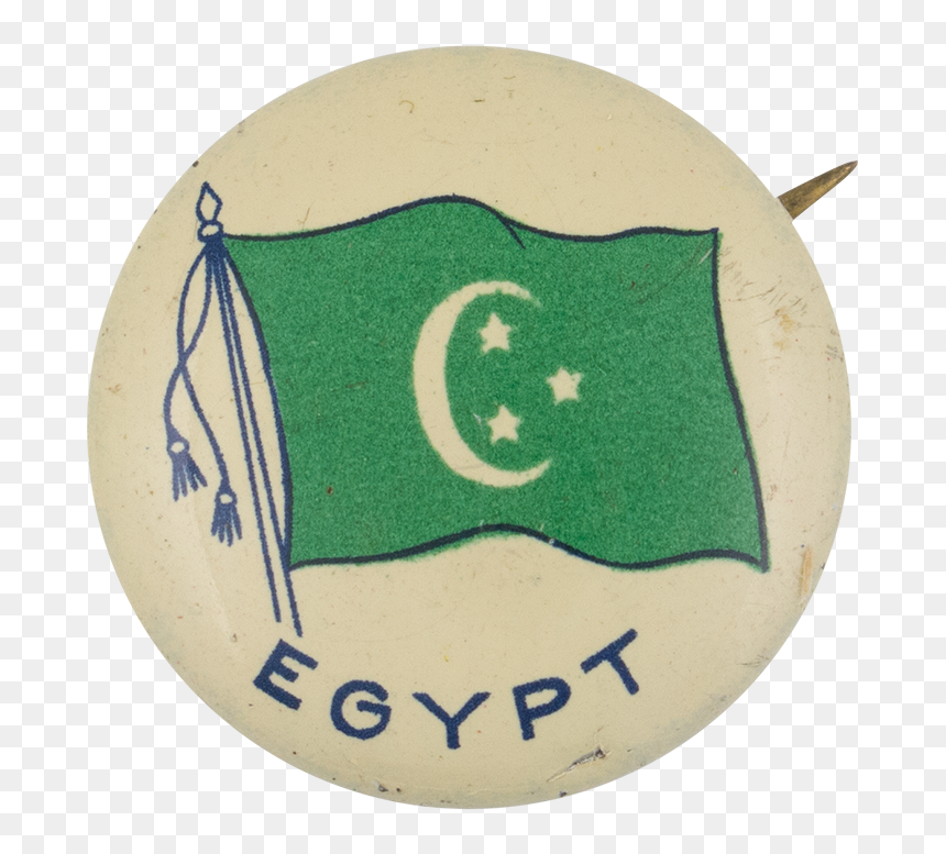 Egypt Flag Art Button Museum - Emblem, HD Png Download - green flag png