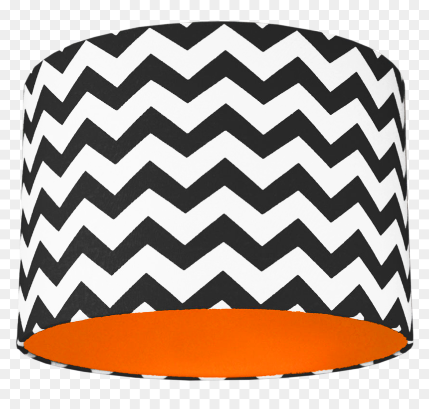 Zigzag Shade With Choice Of Coloured Lining - Chevron Lamp Shade, HD Png Download - zig zag line png
