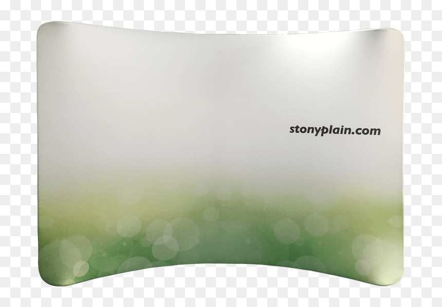 10ft Curved Tension Fabric Trade Show Displays - Crystal, HD Png Download - curved banner png