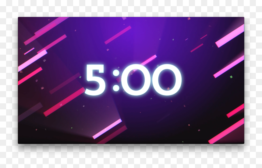 Neon, HD Png Download - new year clock png