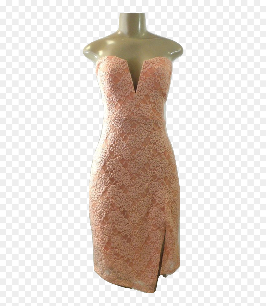 Cocktail Dress, HD Png Download - pink lace png
