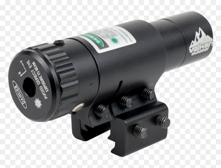 Valken Green Laser W/ Weaver Mount - Optics Green Tactical Laser, HD Png Download - green laser png