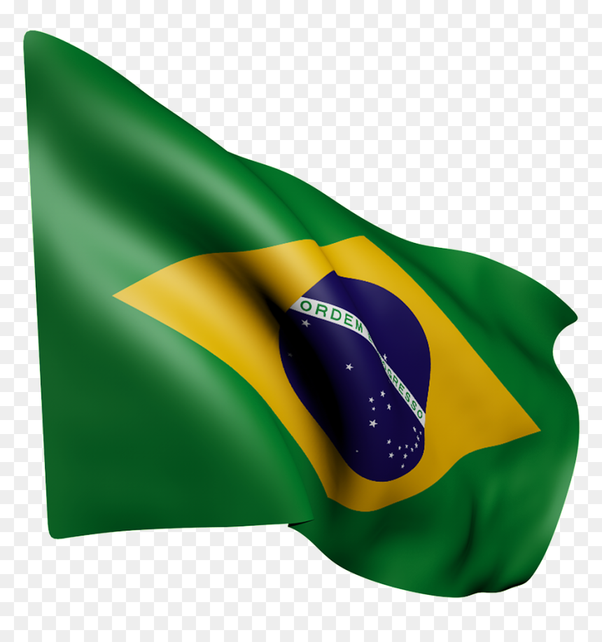 Flag, Brazil, Green, Carioca, Star, South America - Convite Desfile 7 De Setembro, HD Png Download - green flag png