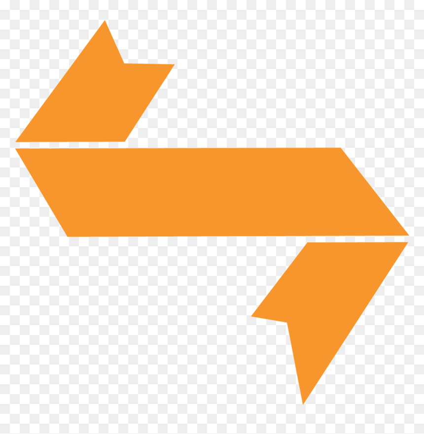 Inicio - Ribbon Shape Png, Transparent Png - orange banner png