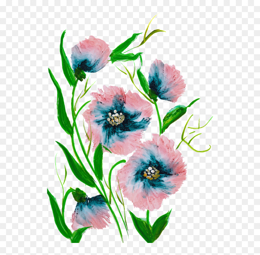 Common Peony, HD Png Download - water color flower png