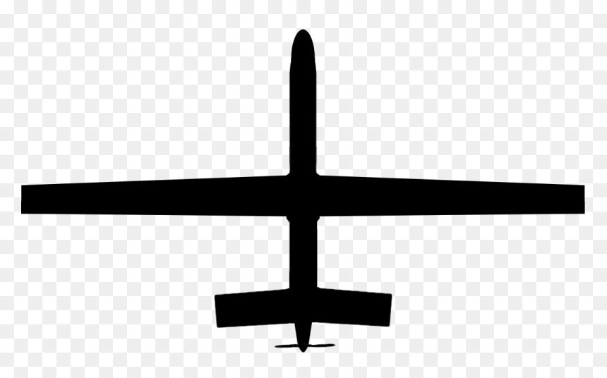Shahed 129 Silhouette - Shahed 129, HD Png Download - wing silhouette png