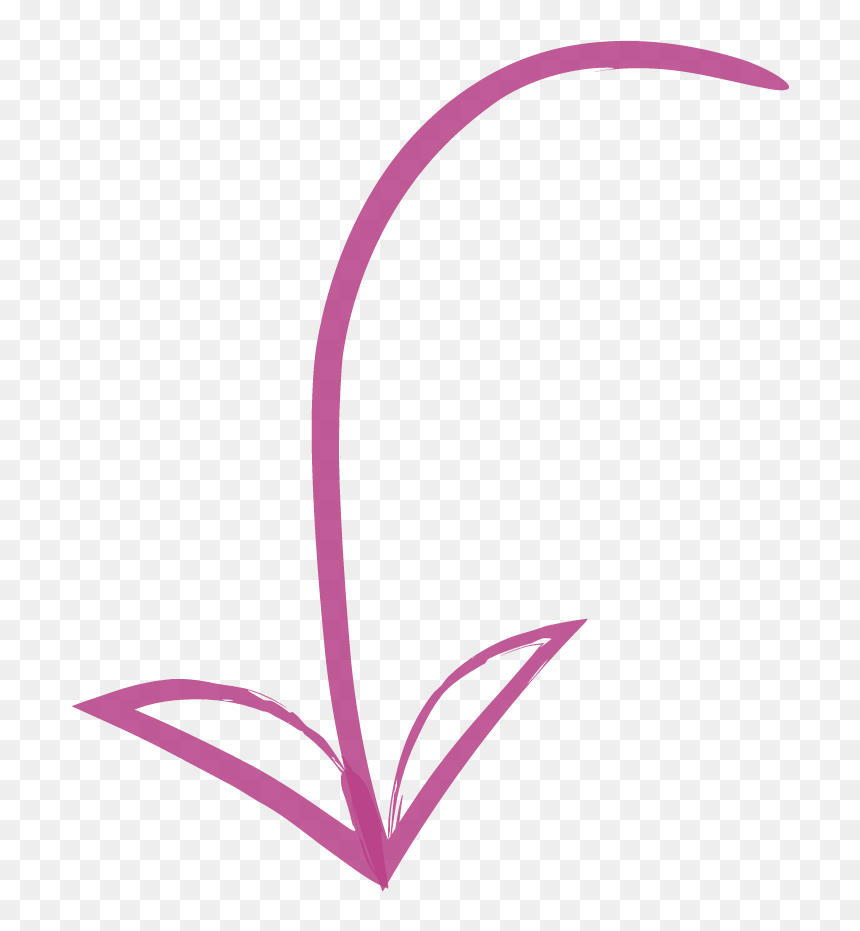 Pink-arrow Left, HD Png Download - purple arrow png