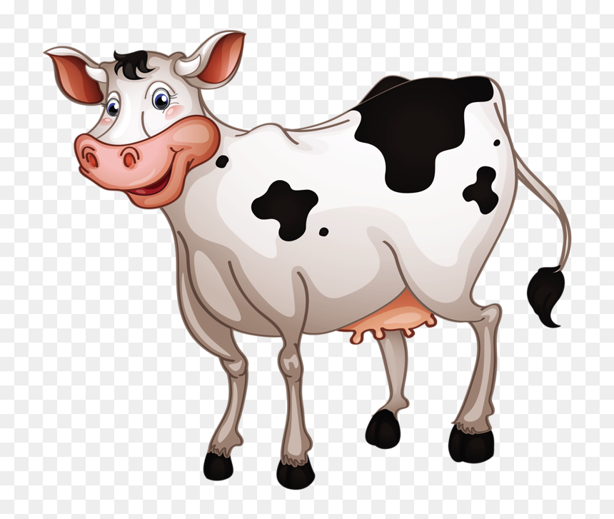 Png Cartoon Cow - Cow Clipart, Transparent Png - cartoon cow png
