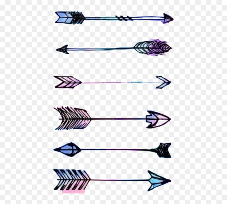 Clip Art Arrow Aesthetic - Facts About Bts Members, HD Png Download - purple arrow png