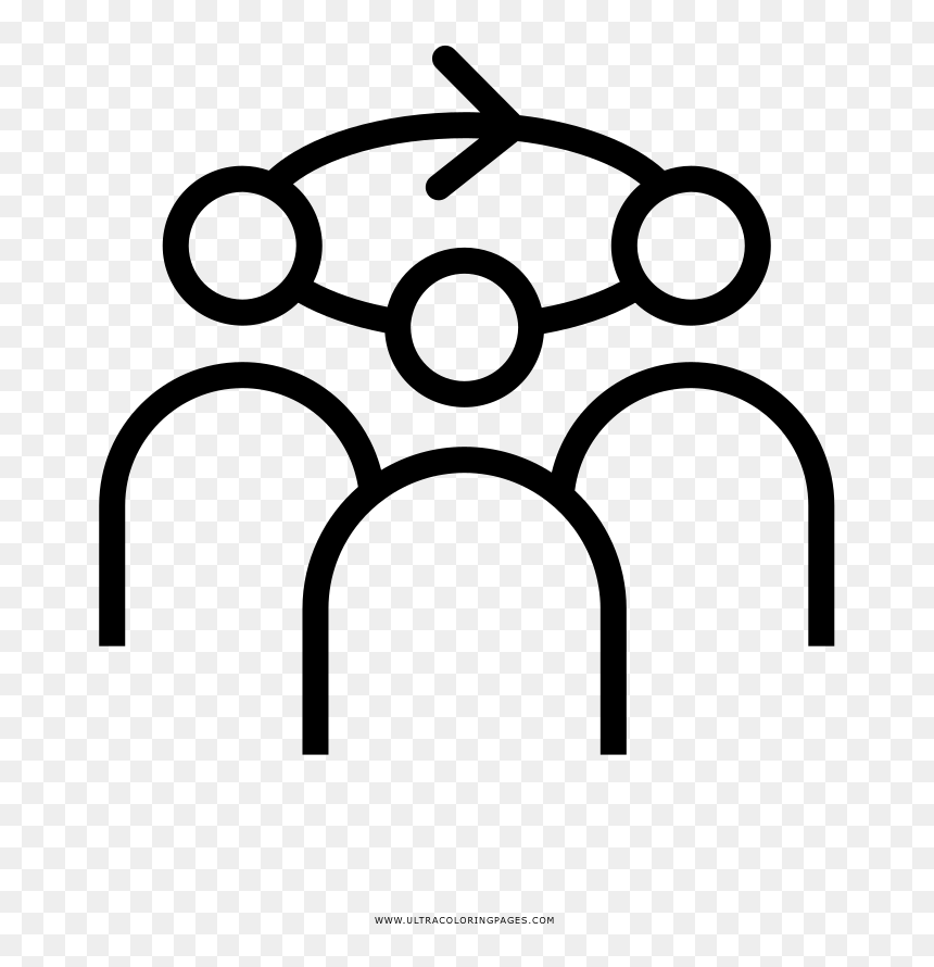 Brainstorming Coloring Page - Sociology Icon, HD Png Download - brainstorming png