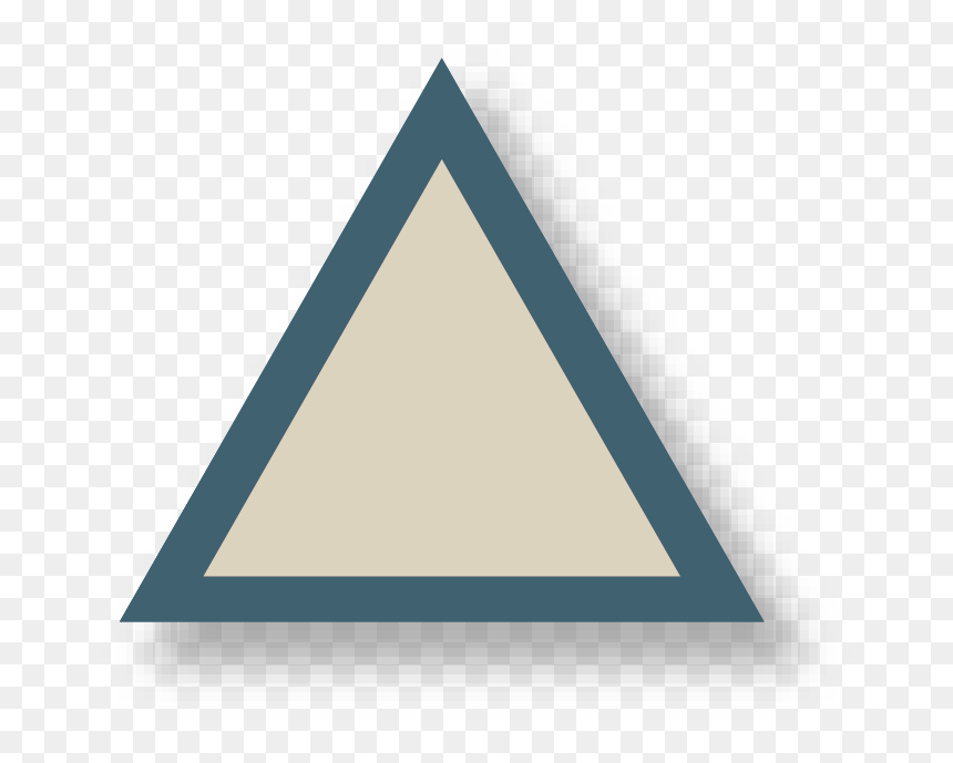 Triangulo Con Bordes Png, Transparent Png - triangulos png