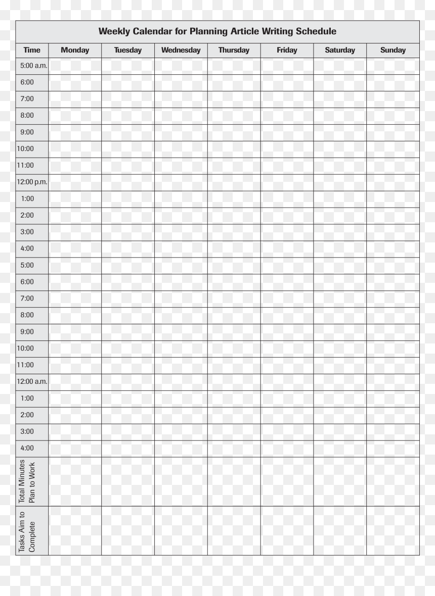 2017 Blank Calendar Template, HD Png Download - calendar template png