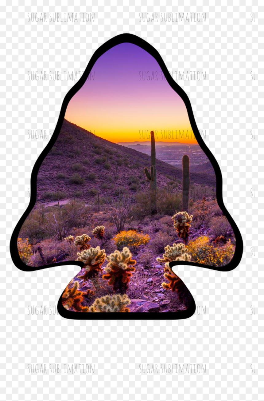 Mountain Sunsets Arizona, HD Png Download - purple arrow png